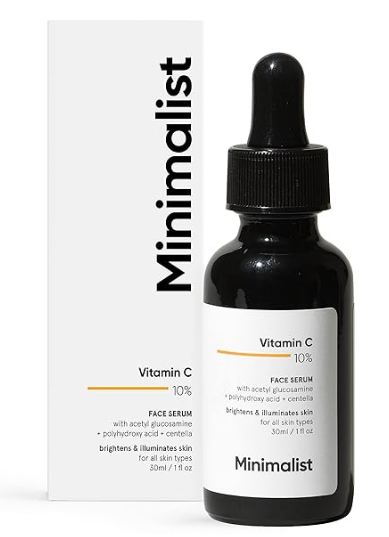 Minimalist Dull Skin, Dark Spots & Uneven Tone Treatment 10% Vitamin C Face Serum